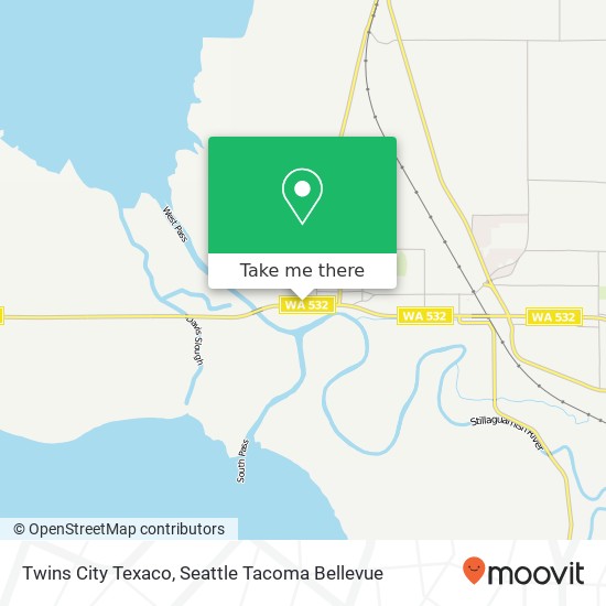 Twins City Texaco map
