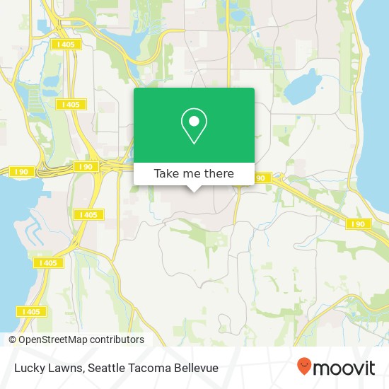 Mapa de Lucky Lawns