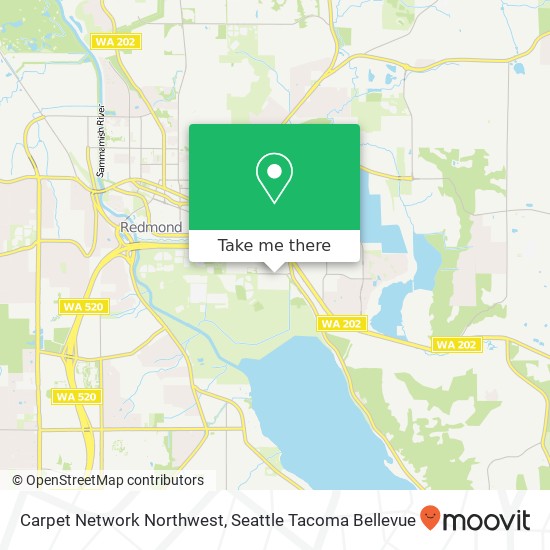 Mapa de Carpet Network Northwest