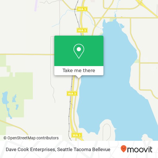 Mapa de Dave Cook Enterprises