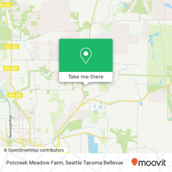Potcreek Meadow Farm map