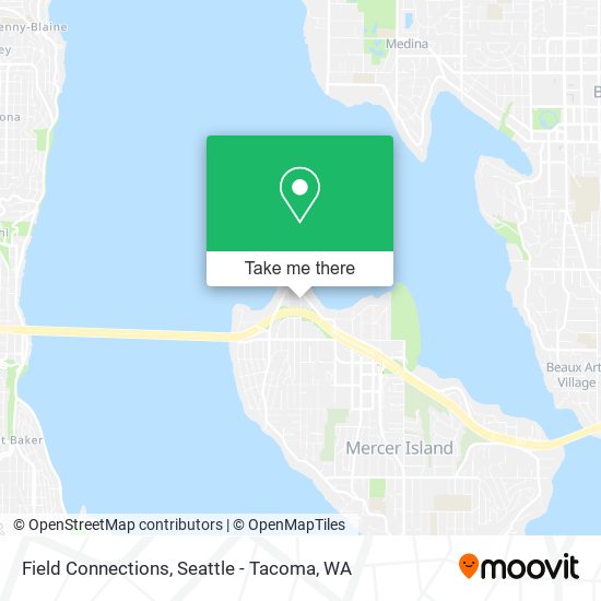 Field Connections map