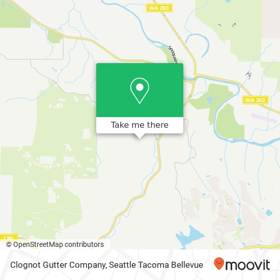 Clognot Gutter Company map