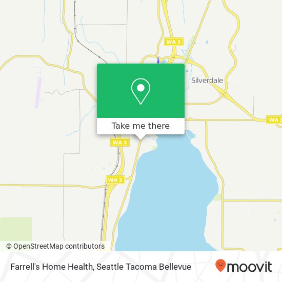 Farrell's Home Health map