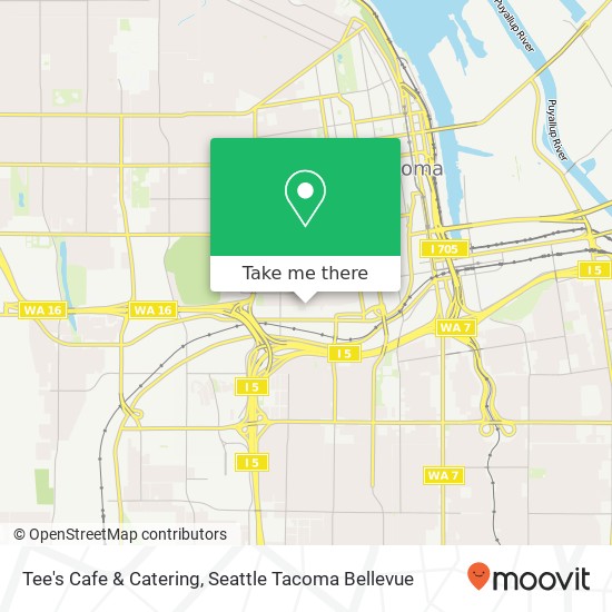 Tee's Cafe & Catering map