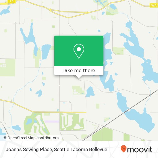 Joann's Sewing Place map