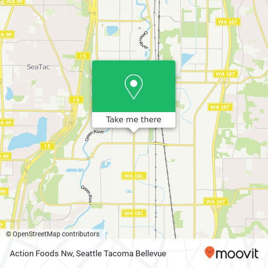 Mapa de Action Foods Nw