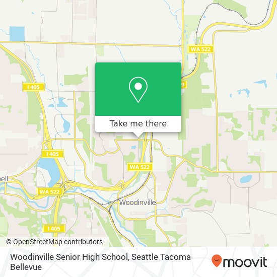 Mapa de Woodinville Senior High School