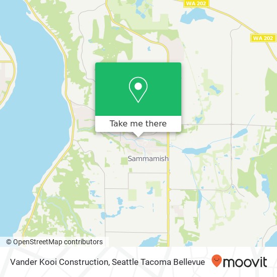 Vander Kooi Construction map