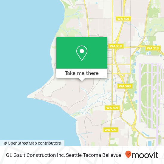 GL Gault Construction Inc map