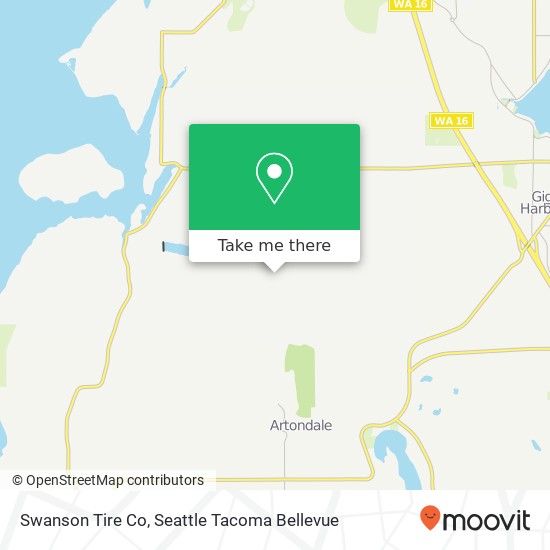 Swanson Tire Co map