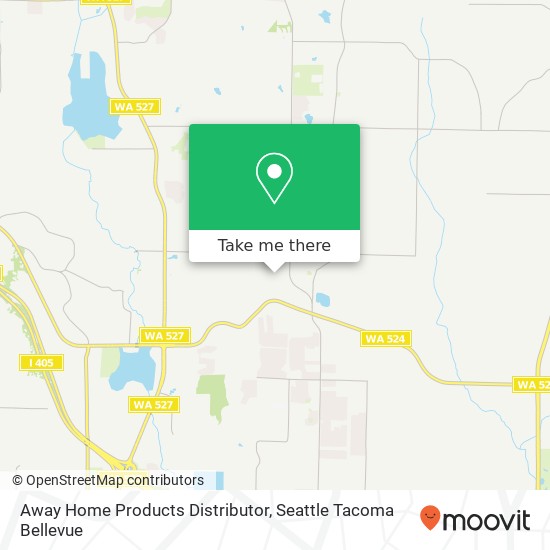 Mapa de Away Home Products Distributor