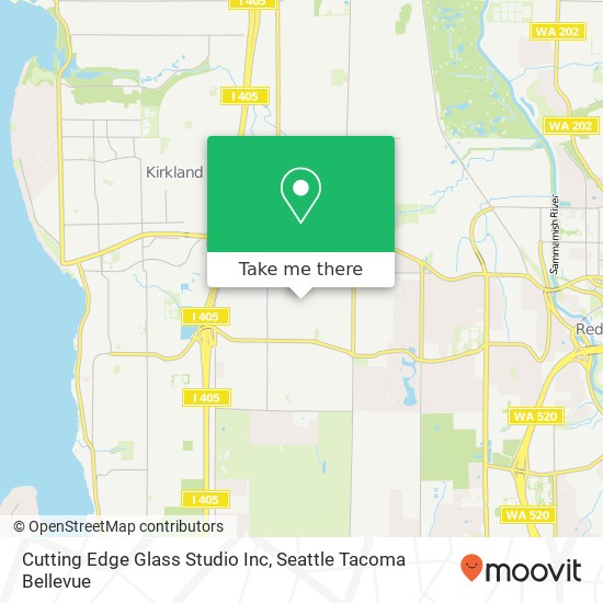 Mapa de Cutting Edge Glass Studio Inc