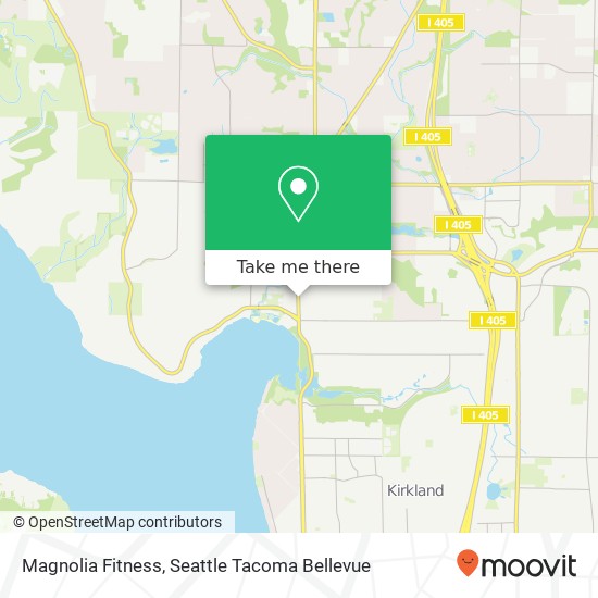 Magnolia Fitness map