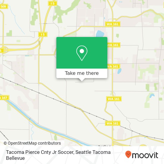 Mapa de Tacoma Pierce Cnty Jr Soccer