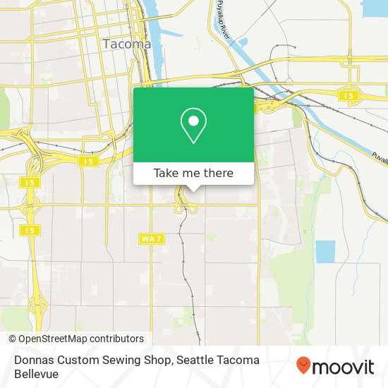 Donnas Custom Sewing Shop map