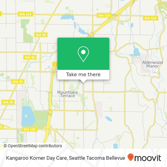 Kangaroo Korner Day Care map