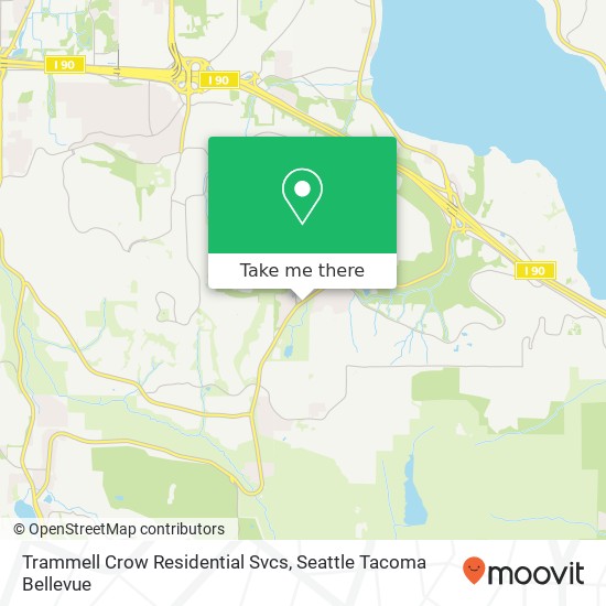 Mapa de Trammell Crow Residential Svcs