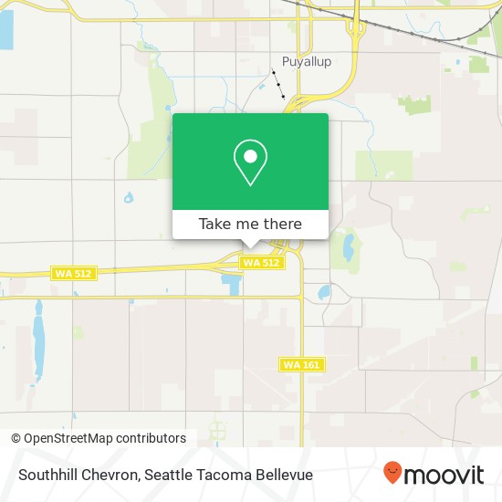 Mapa de Southhill Chevron