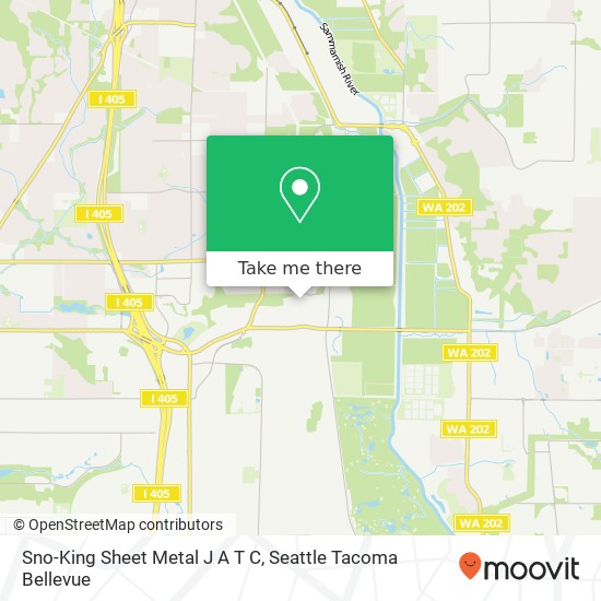 Sno-King Sheet Metal J A T C map