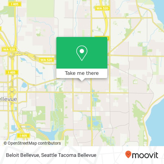 Beloit Bellevue map