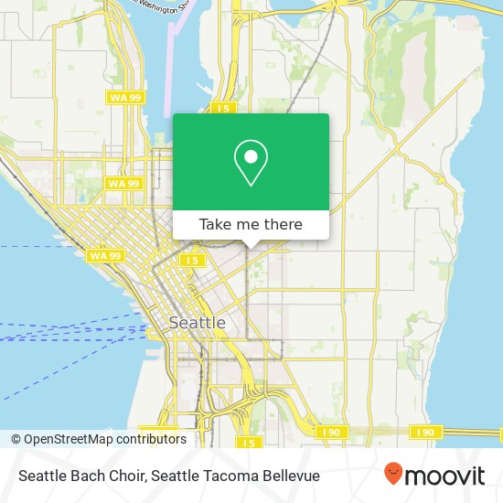 Mapa de Seattle Bach Choir