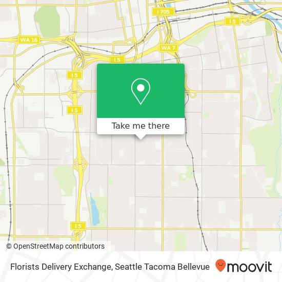 Florists Delivery Exchange map