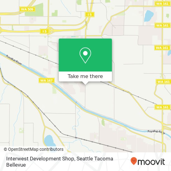 Interwest Development Shop map