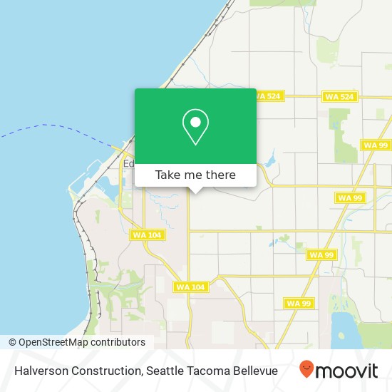 Halverson Construction map