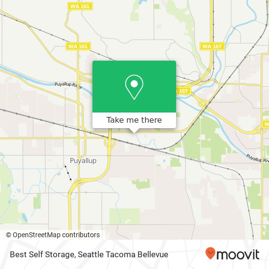 Best Self Storage map