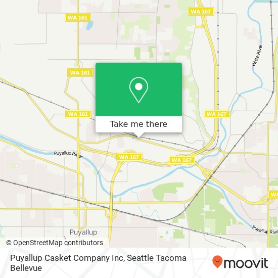 Puyallup Casket Company Inc map