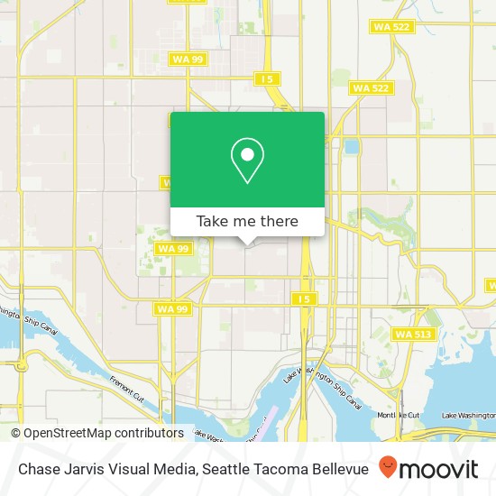 Mapa de Chase Jarvis Visual Media