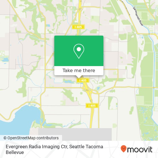 Evergreen Radia Imaging Ctr map