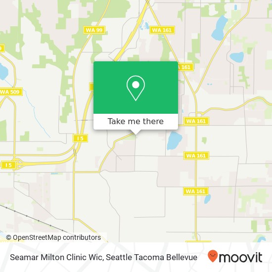 Seamar Milton Clinic Wic map