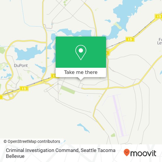Mapa de Criminal Investigation Command
