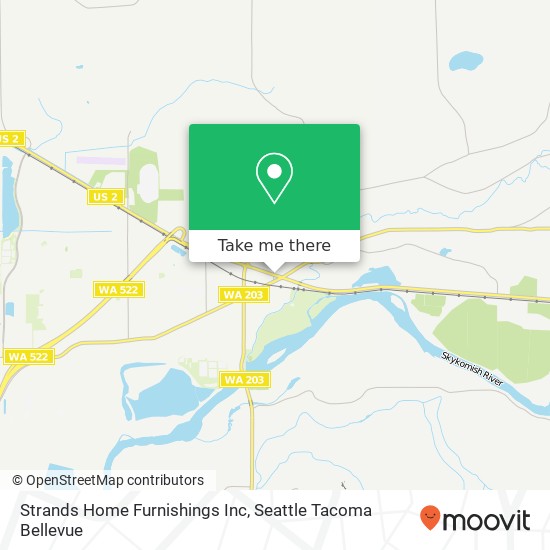 Strands Home Furnishings Inc map