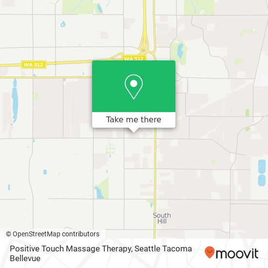 Positive Touch Massage Therapy map