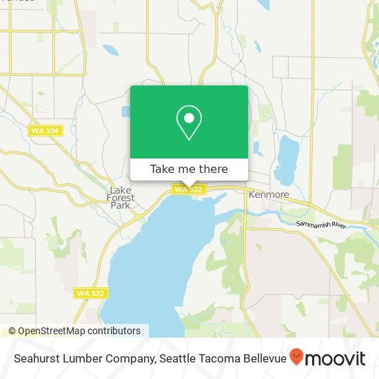 Mapa de Seahurst Lumber Company