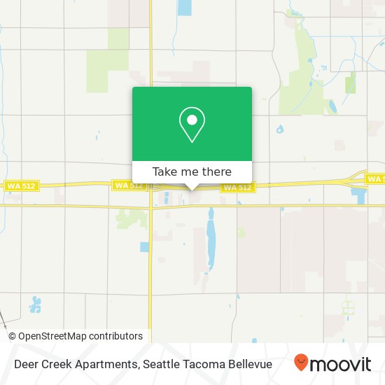 Deer Creek Apartments map