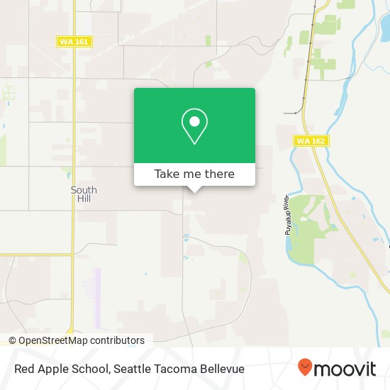 Red Apple School map