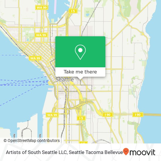 Mapa de Artists of South Seattle LLC