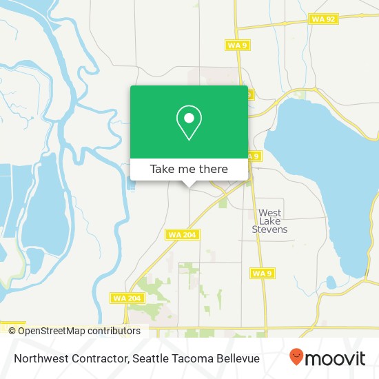 Northwest Contractor map