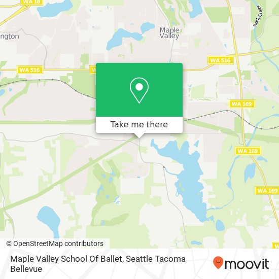 Mapa de Maple Valley School Of Ballet