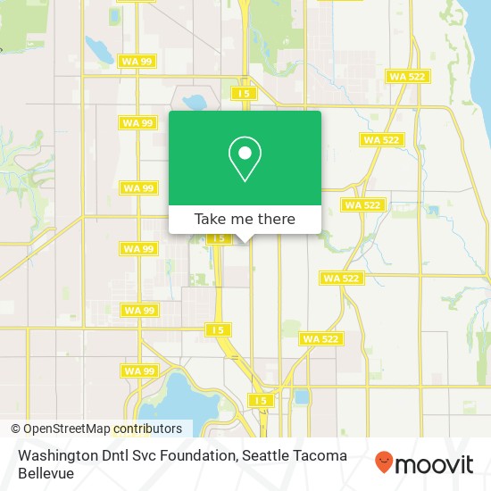 Washington Dntl Svc Foundation map