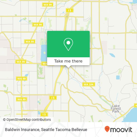 Mapa de Baldwin Insurance