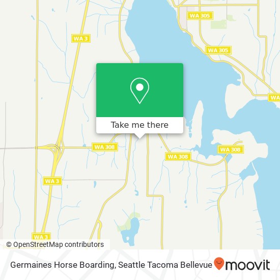 Mapa de Germaines Horse Boarding