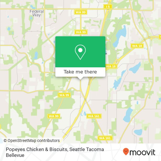 Mapa de Popeyes Chicken & Biscuits