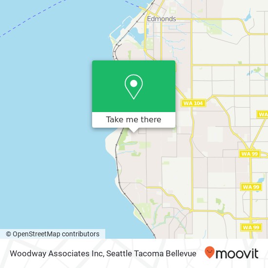 Woodway Associates Inc map
