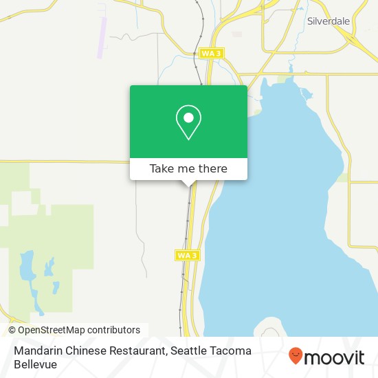 Mapa de Mandarin Chinese Restaurant