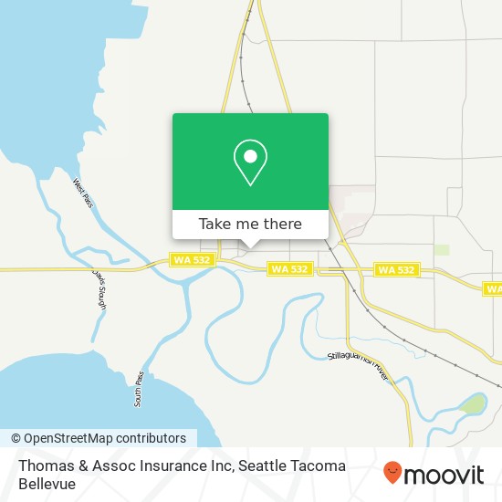 Thomas & Assoc Insurance Inc map